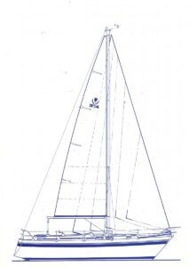 Contest 34cs sloop