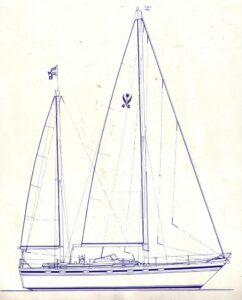 Contest 44 sailplan